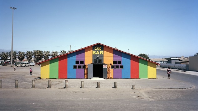 Tanzhalle in Namibia: Die Bühne der schwarzen Bands waren die Townships. (Stephan Zaubitzer / Hans Lucas)
