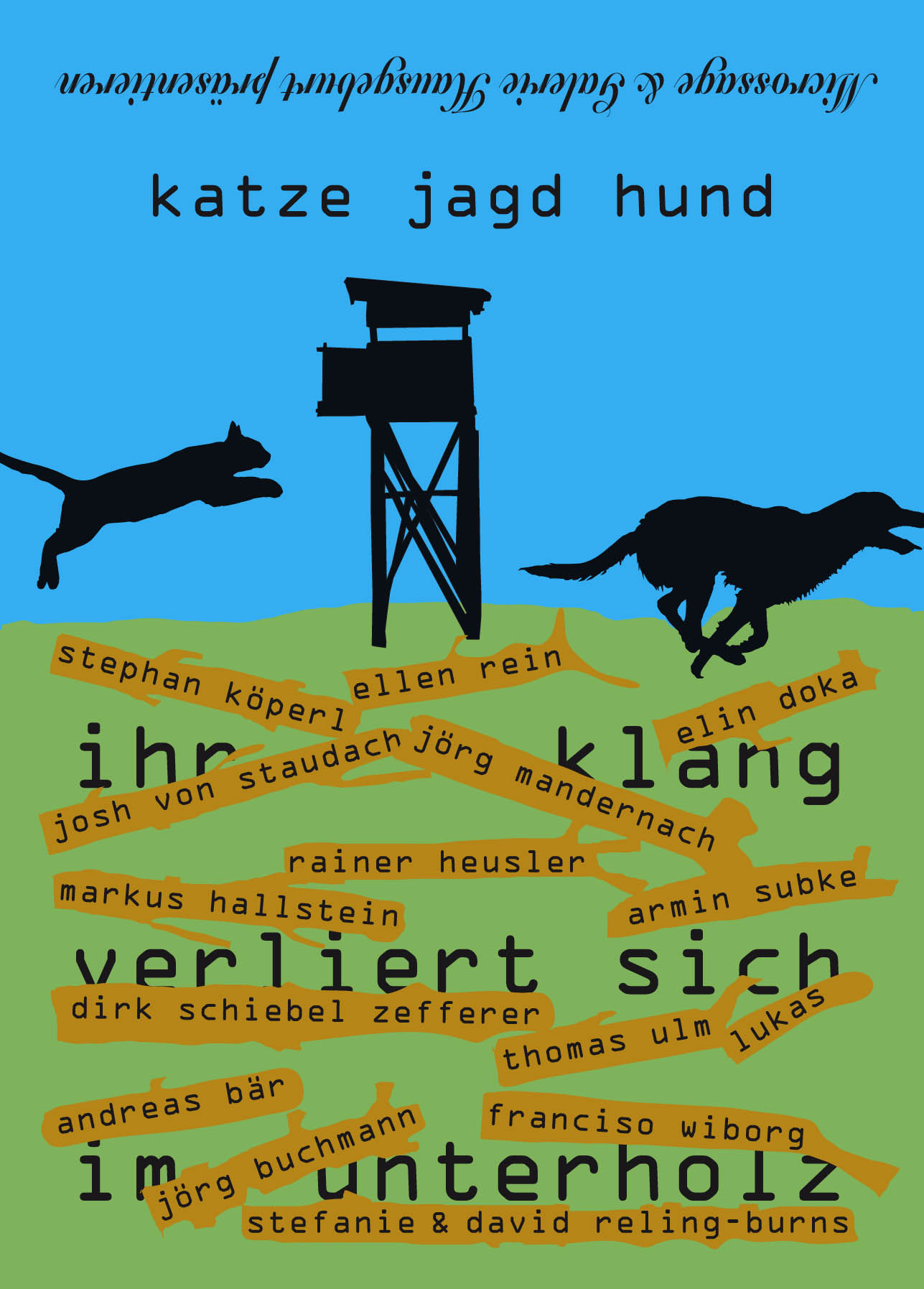 katze jagd hund / Ausstellung 2019